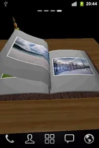 Photo Book 3D Live Wallpaper screenshot 2