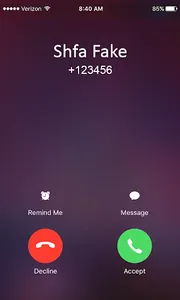 Shfa video fake call and chat screenshot 0