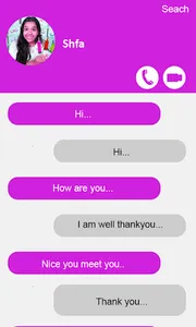 Shfa video fake call and chat screenshot 2