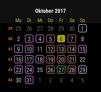 Calendar for wear screenshot 5