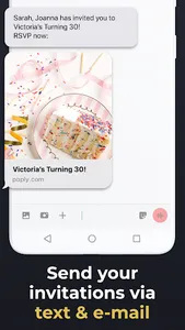 Poply: Party Invitation Maker screenshot 1