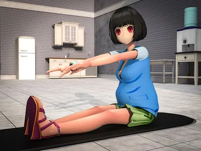 Anime Pregnant Mother Game Sim screenshot 1