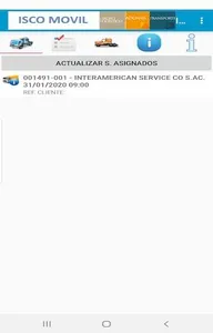 Isco Movil app screenshot 2