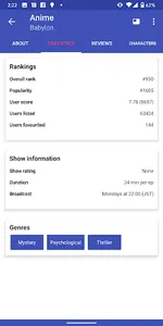 MaterialAnimeList screenshot 1