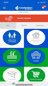 COMFAMILIAR HUILA screenshot 4