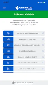COMFAMILIAR HUILA screenshot 7