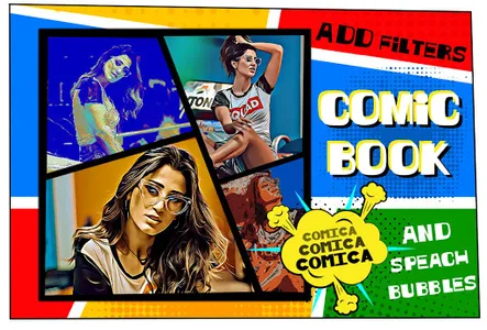 Comic Book Cartoon Maker screenshot 0