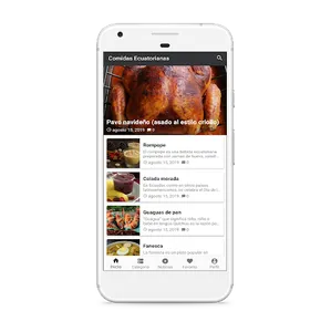 Recetas de Comidas Ecuatoriana screenshot 0