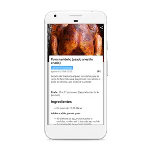 Recetas de Comidas Ecuatoriana screenshot 1