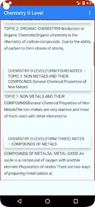 Chemistry O Level Notes screenshot 5