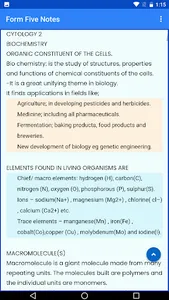 Form Five notes, All subjects screenshot 8