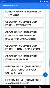 Form 4 Notes (All subjects) screenshot 0