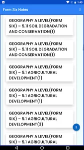 Form Six Notes : all subjects screenshot 0