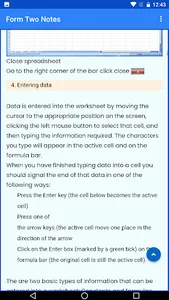 Form 2 notes, All subjects screenshot 2