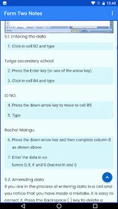 Form 2 notes, All subjects screenshot 3