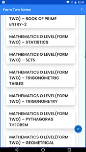 Form 2 notes, All subjects screenshot 4