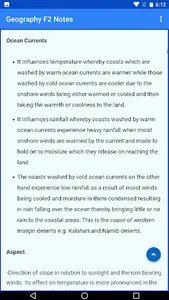 Geography form 2 notes screenshot 5