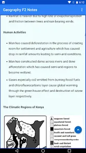 Geography form 2 notes screenshot 7