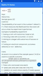 Mathematics form 1 to 4 notes screenshot 2