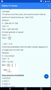 Mathematics form 1 to 4 notes screenshot 5