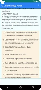 Biology O Level Notes screenshot 6