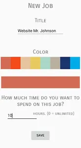 CF Jobtimer screenshot 1