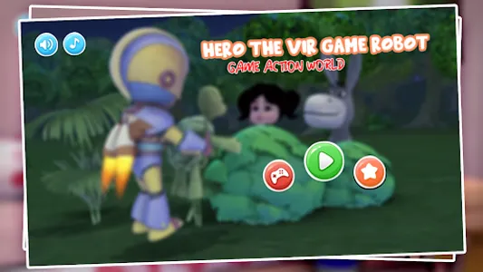 Hero Vir the Go Robot Game Boy screenshot 1