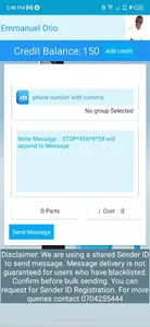 Bulk Send SMS screenshot 1