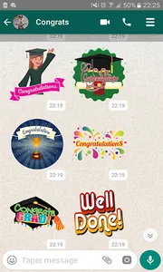 Congrats Stickers For Whatsapp screenshot 4