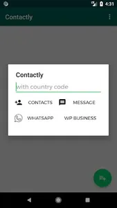 Contactly - without saving con screenshot 1
