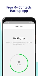 Phone Contacts Backup App screenshot 0