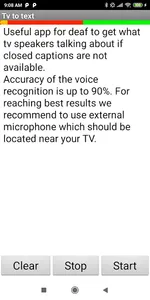 TV audio/speech to text for de screenshot 4