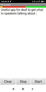 TV audio/speech to text for de screenshot 5