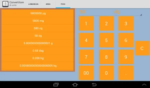 Convertitore di unità beta screenshot 2