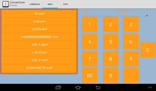 Convertitore di unità beta screenshot 4