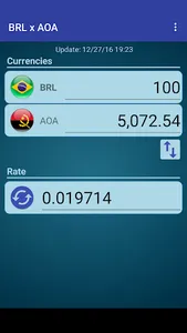 Brazil Real x Angolan Kwanza screenshot 0