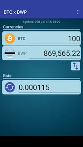 Bitcoin x Botswanan Pula screenshot 0