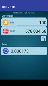 Bitcoin x Danish Krone screenshot 0