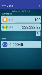 Bitcoin x East Caribbe. Dollar screenshot 0