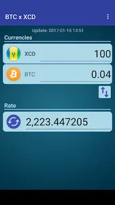 Bitcoin x East Caribbe. Dollar screenshot 1