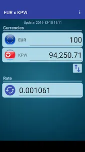 Euro x North Korean Won screenshot 0