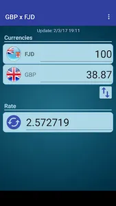 British Pound x Fijian Dollar screenshot 1