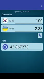 KRW Won x Ukrainian Hryvnia screenshot 0