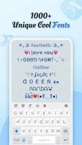 Cool Fonts - Keyboard & Themes screenshot 1