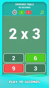 Multiplication tables games screenshot 8