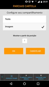 Parciais Cartoleiros screenshot 10
