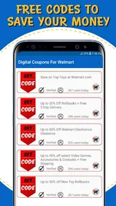 Digital Coupons For Walmart screenshot 2