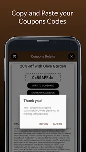 Coupons for Olive Garden screenshot 2