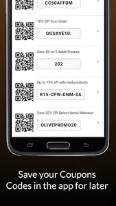 Coupons for Olive Garden screenshot 3