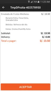 Socios Quick eat screenshot 1